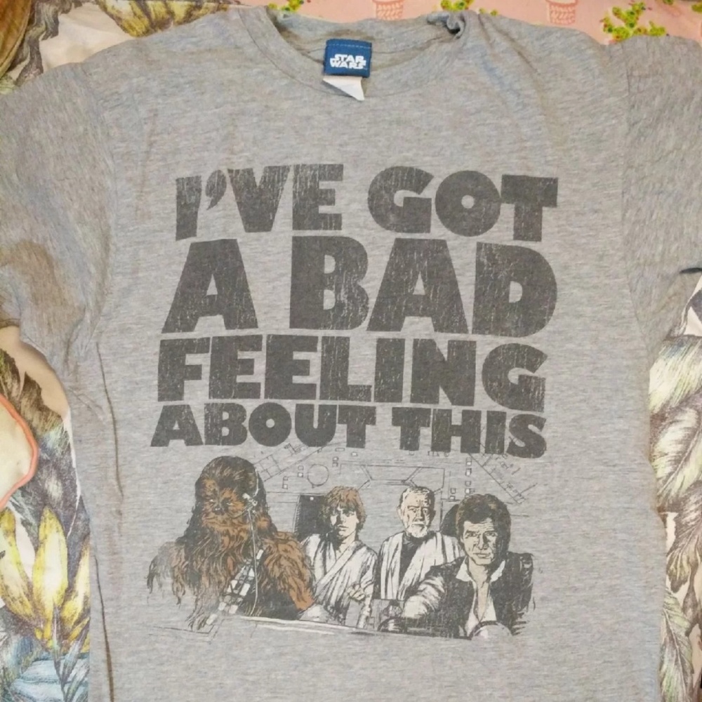 Star Wars "Bad Felling About This" quote T-shirt